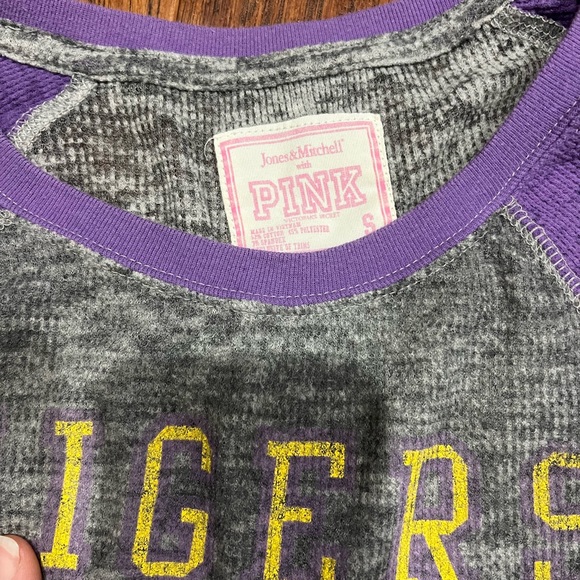 VS Pink LSU quarter length shirt - Picture 2 of 2